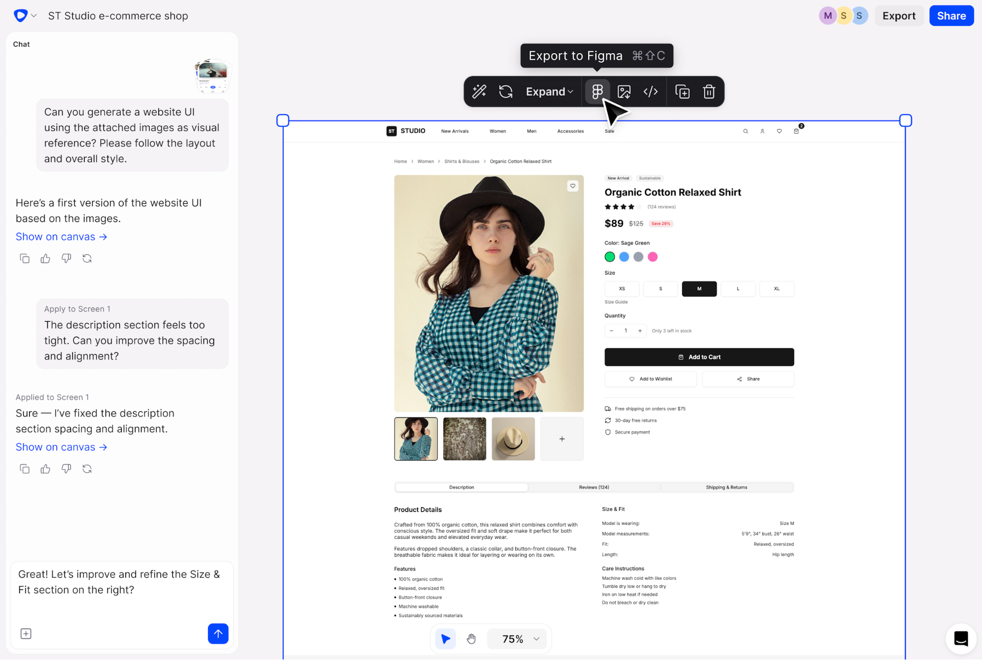 Flowstep dashboard - rapid ideation from blank canvas to ready product
