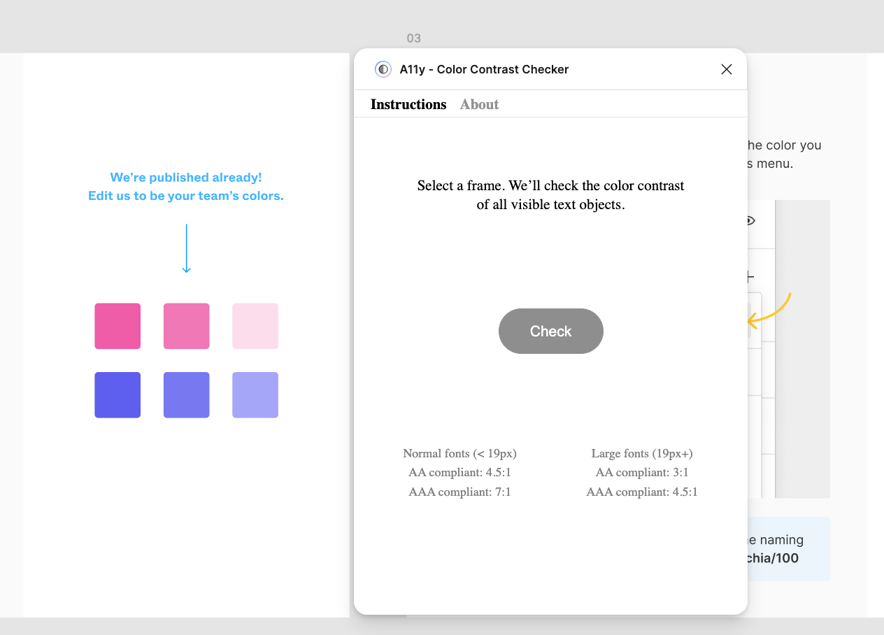 A11y - Color Contrast Checker
