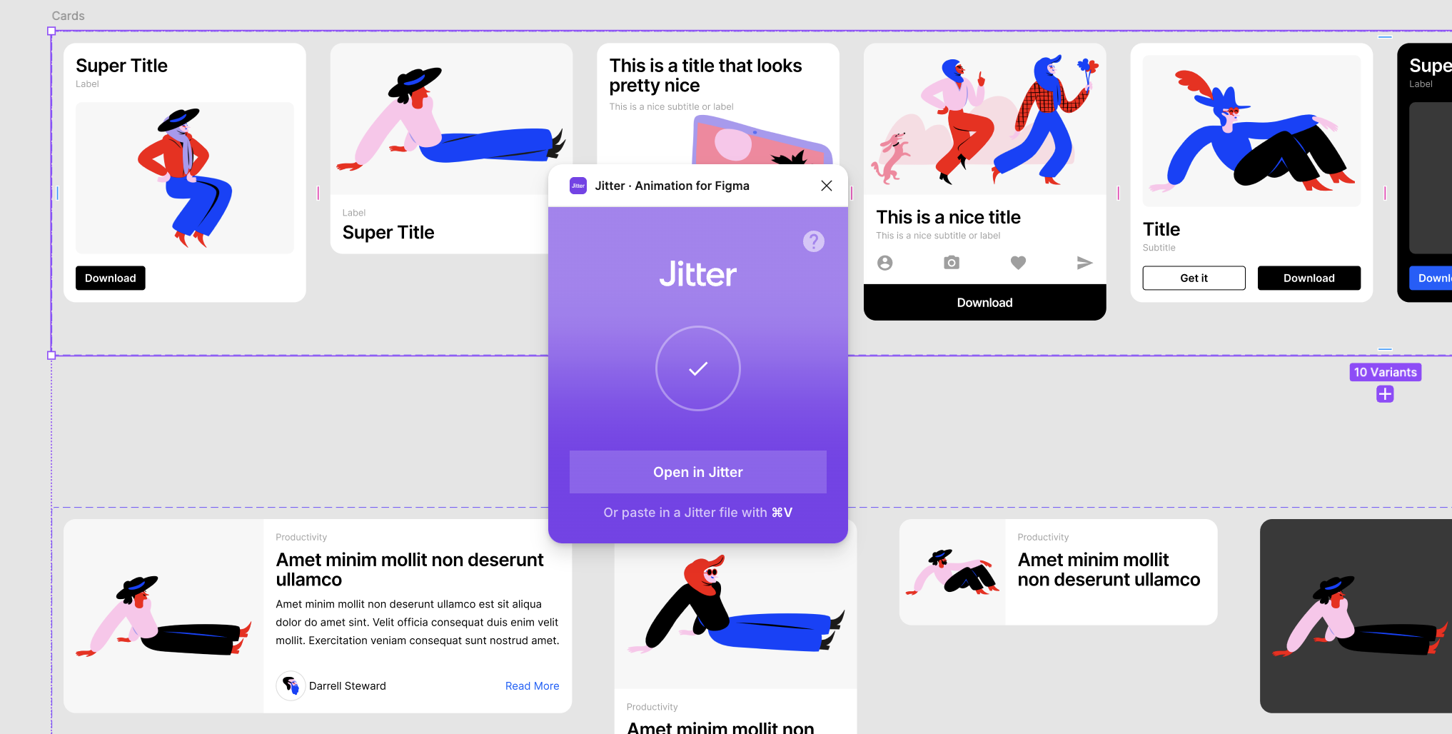 Jitter animation plugin
