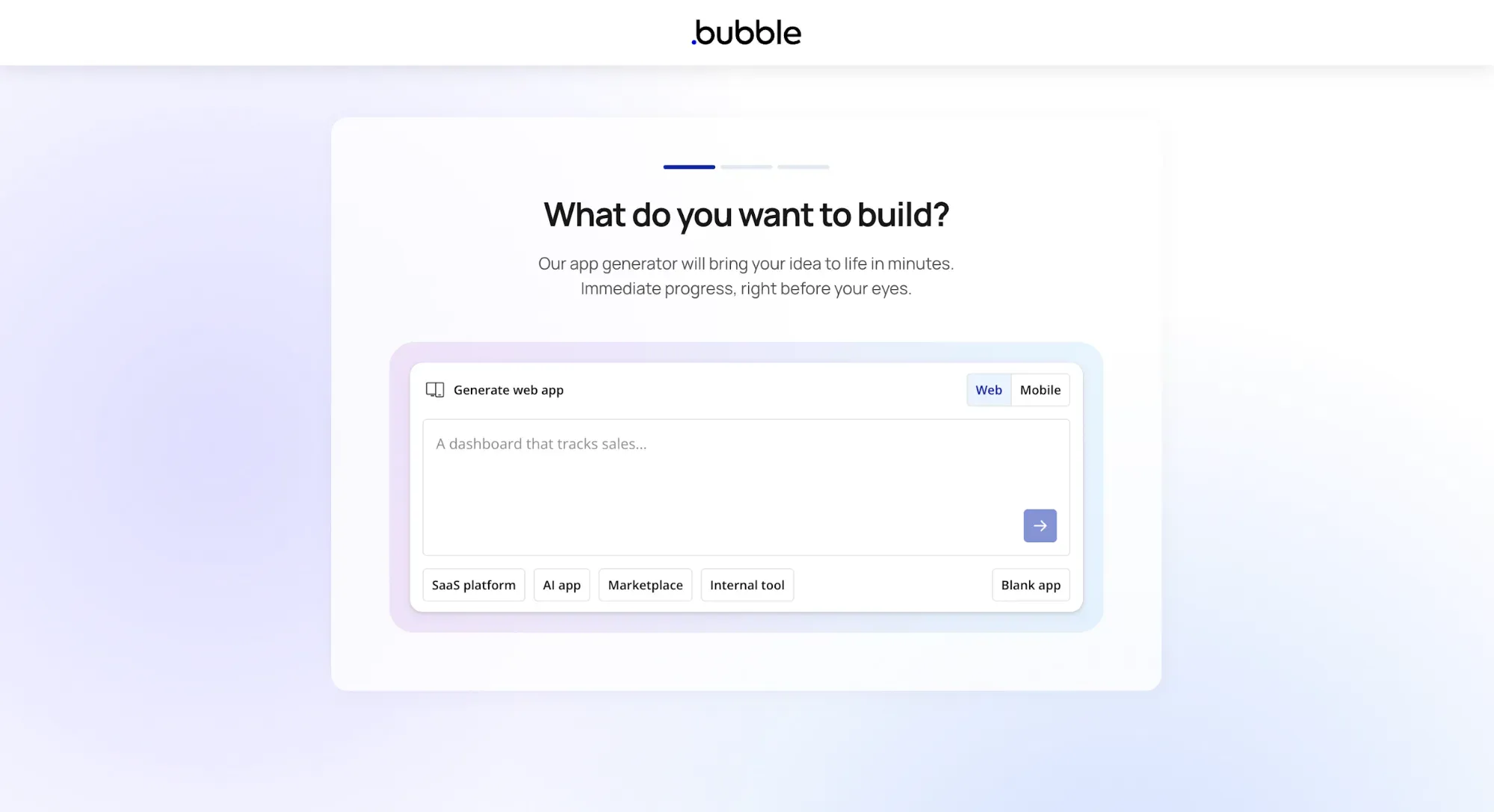 Bubble no-code app builder protects your sanity - verifies what you write and produces designs