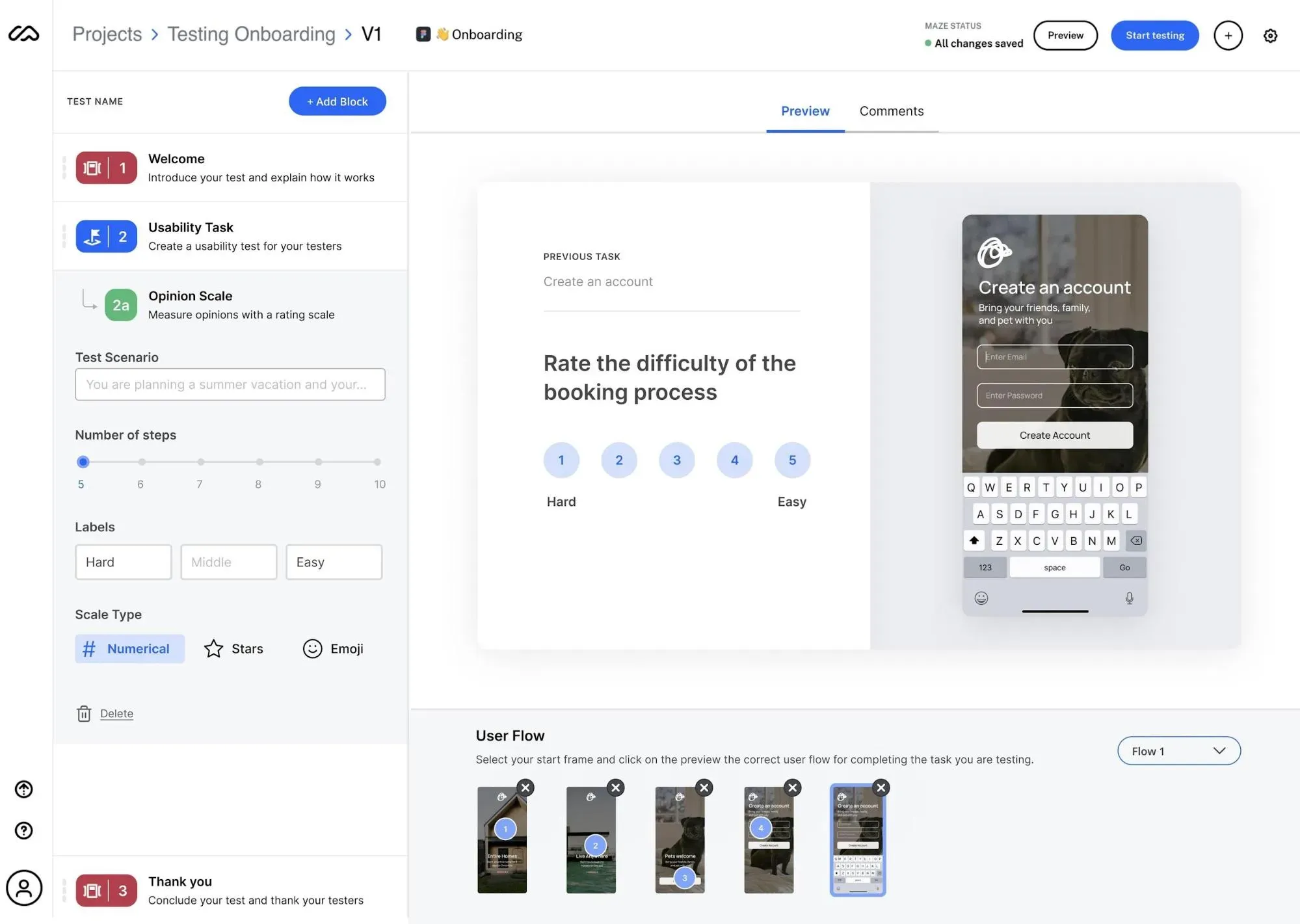 Maze - one of the best tools for UI design in the context of making better usability decisions