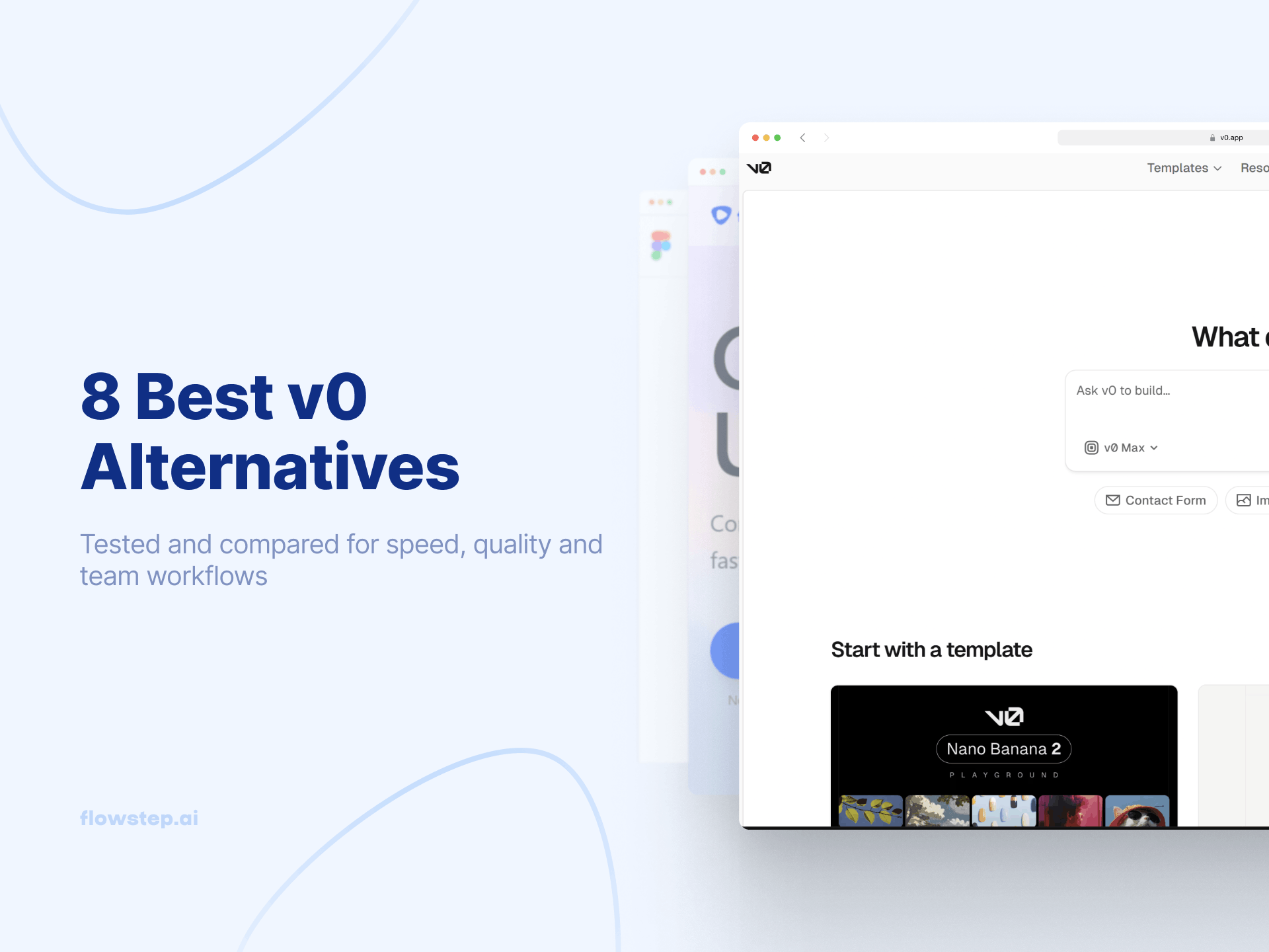 8 v0 Alternatives for AI UI Design and Frontend Development