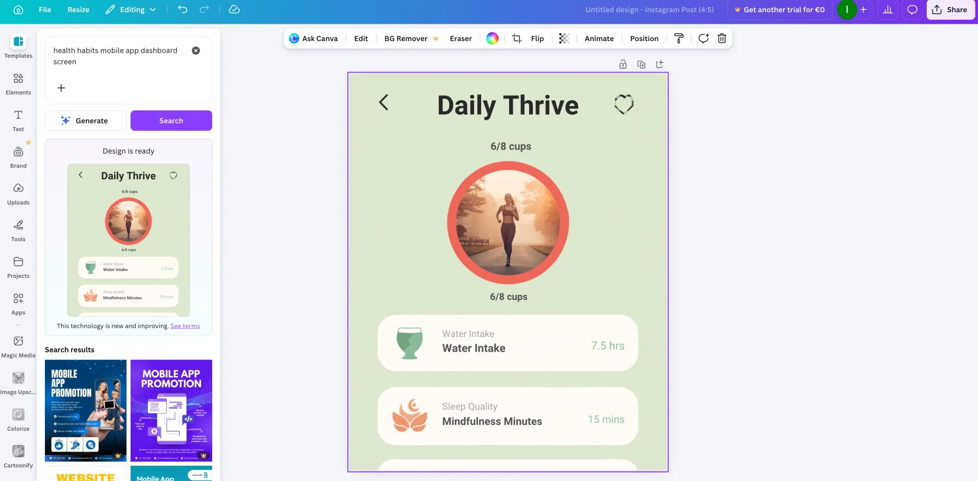 Canva - Claude Design alternative for smaller projects, inlcuding custom tools for AI