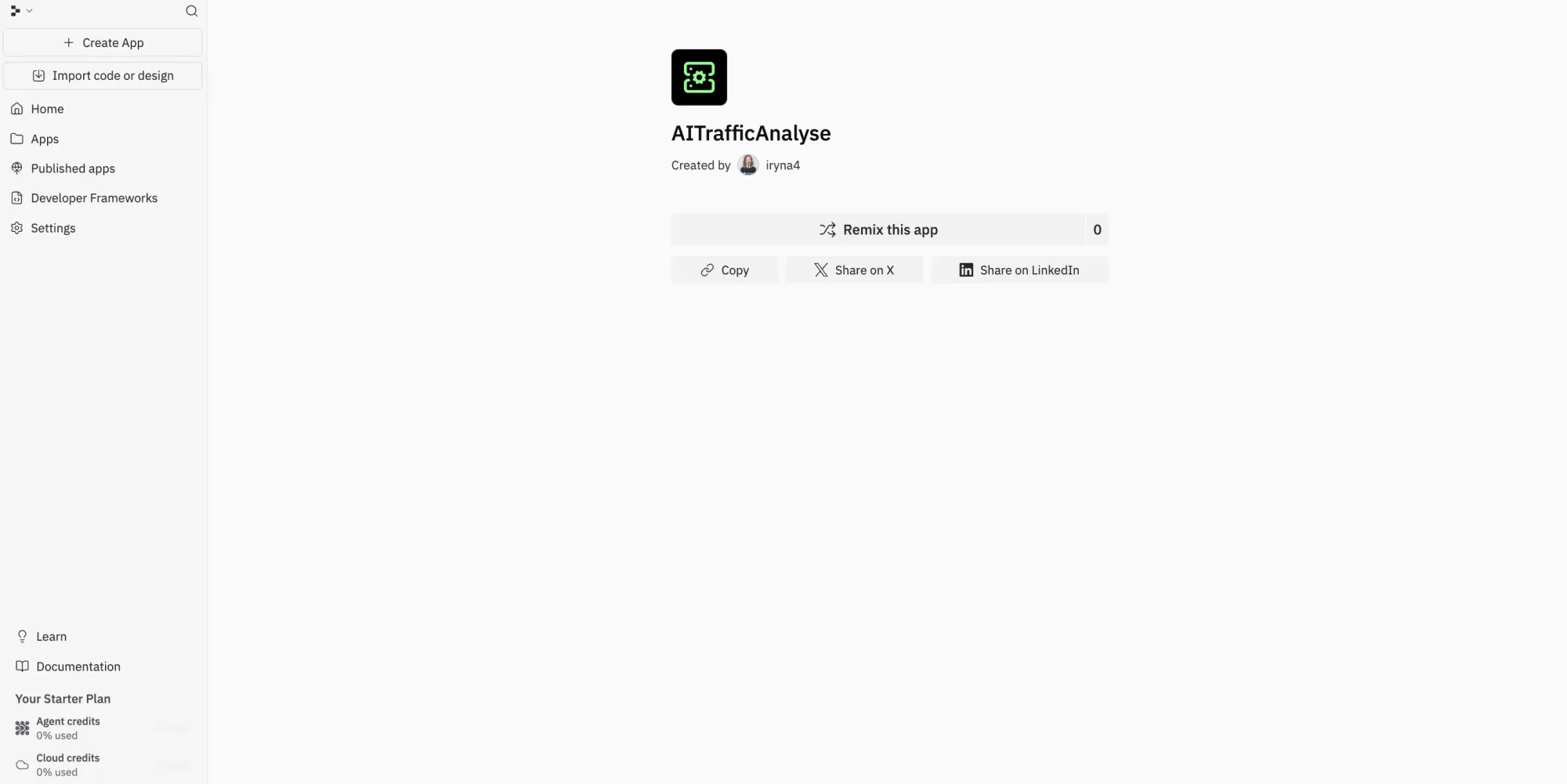 Replit cloud IDE with AI agent building a full-stack application