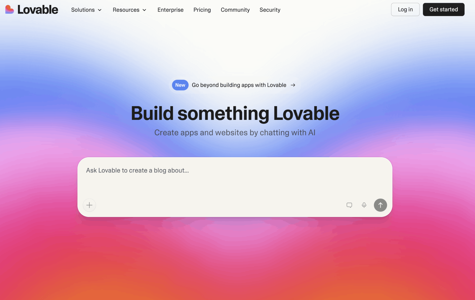 Lovable app generator