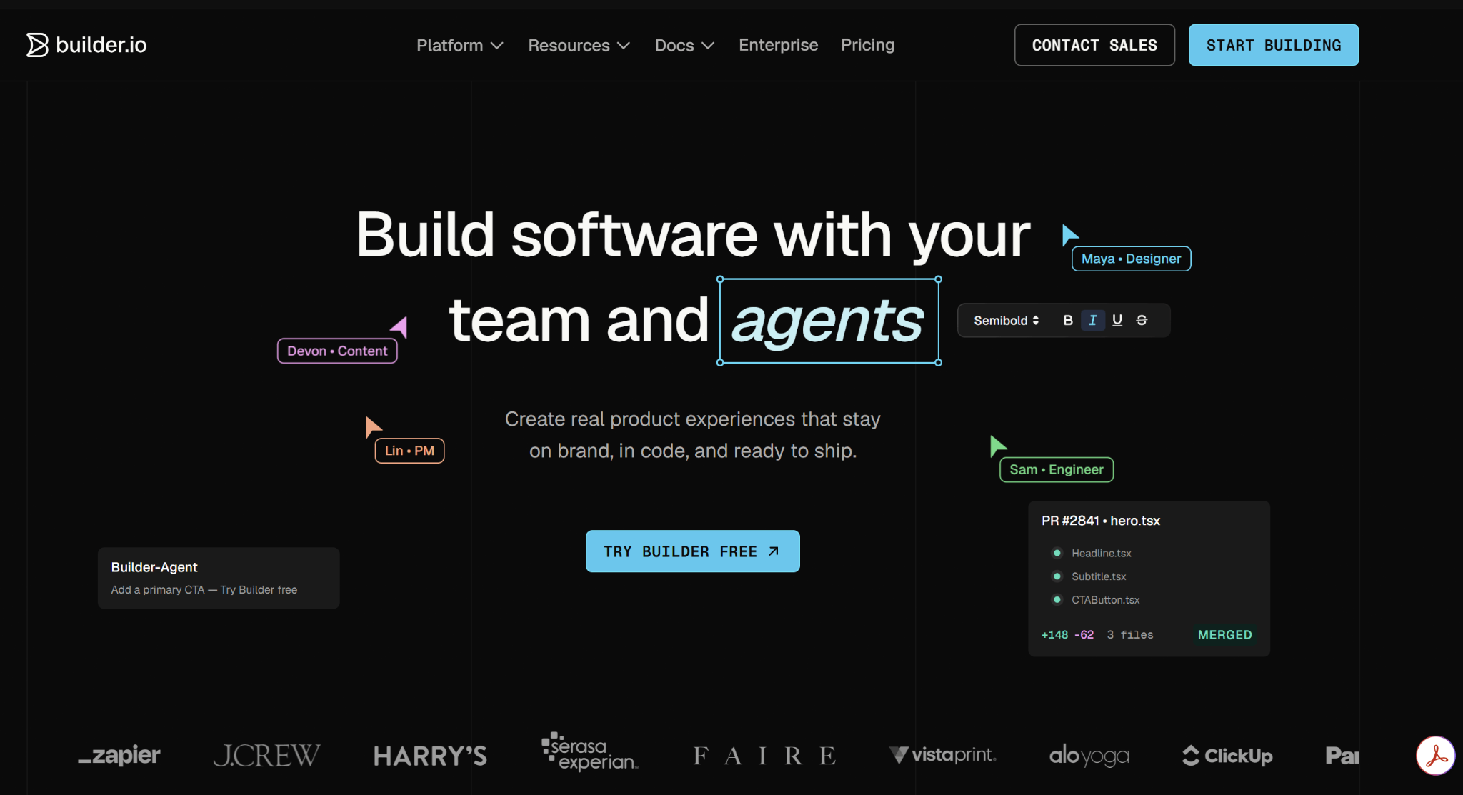 Buiider.io AI-assisted design-and-build tool