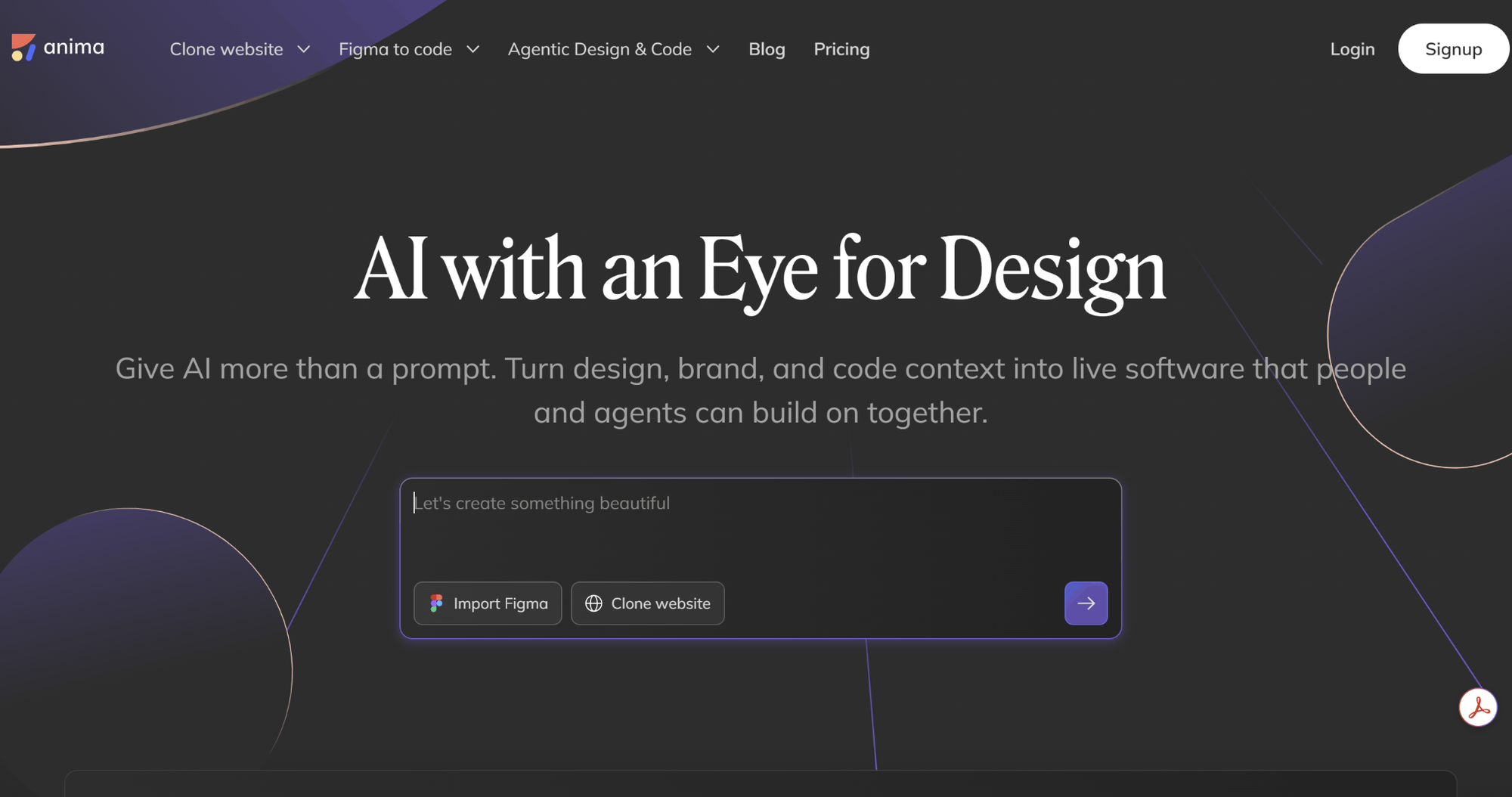 Anima AI Design to Code
