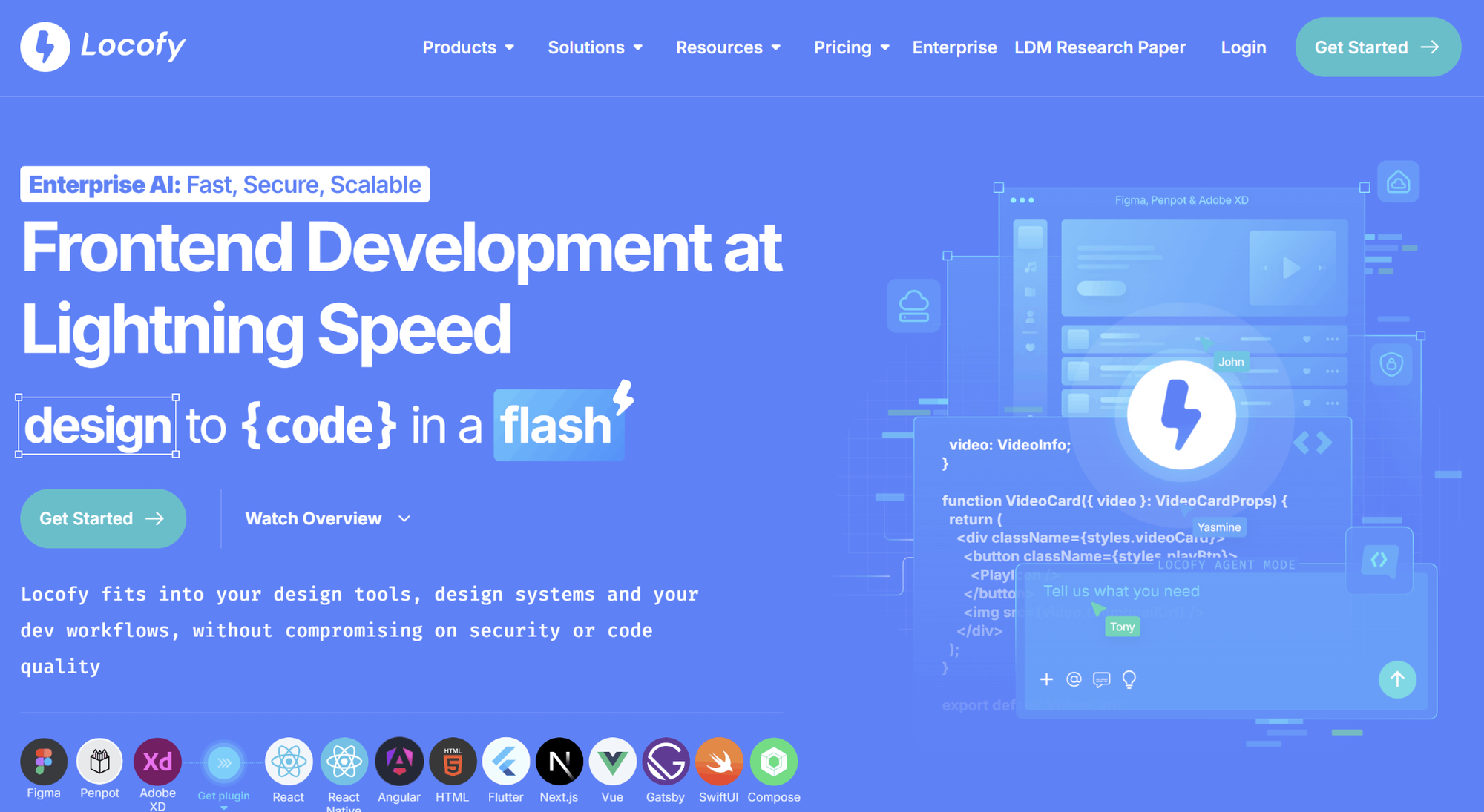 Locofy frontend tool
