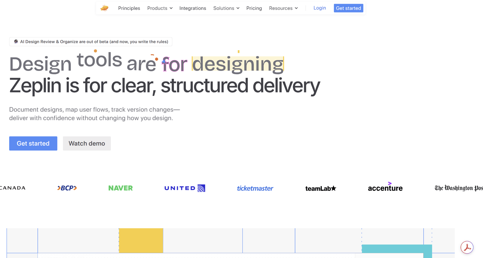 Zeplin hand-off tool