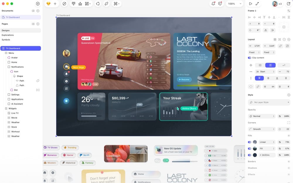 Sketch is a prototype tool that is best for Mac OS teams 