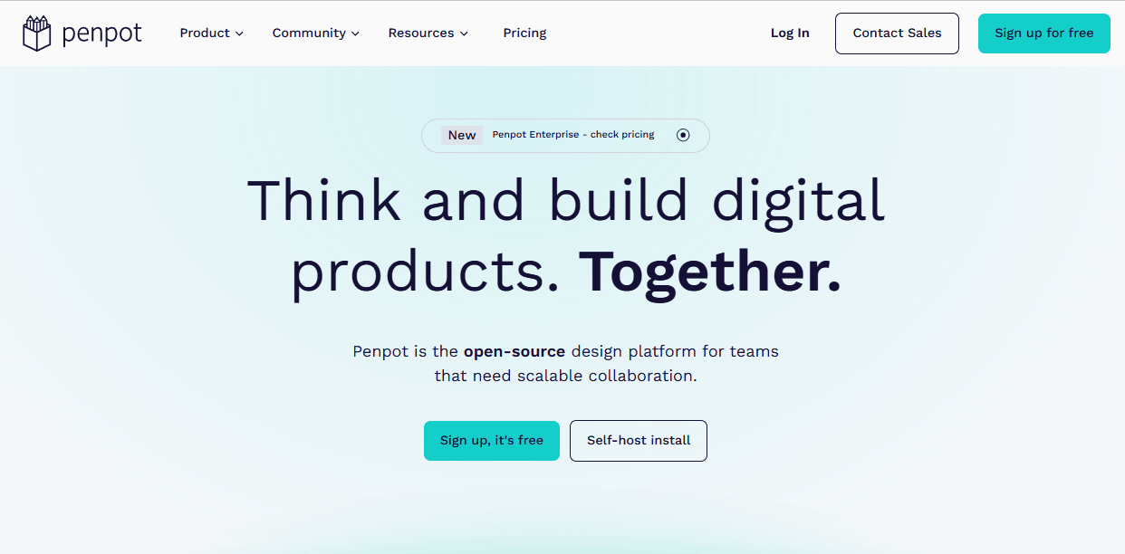 Penpot is the best mockup tool for free open source design tool